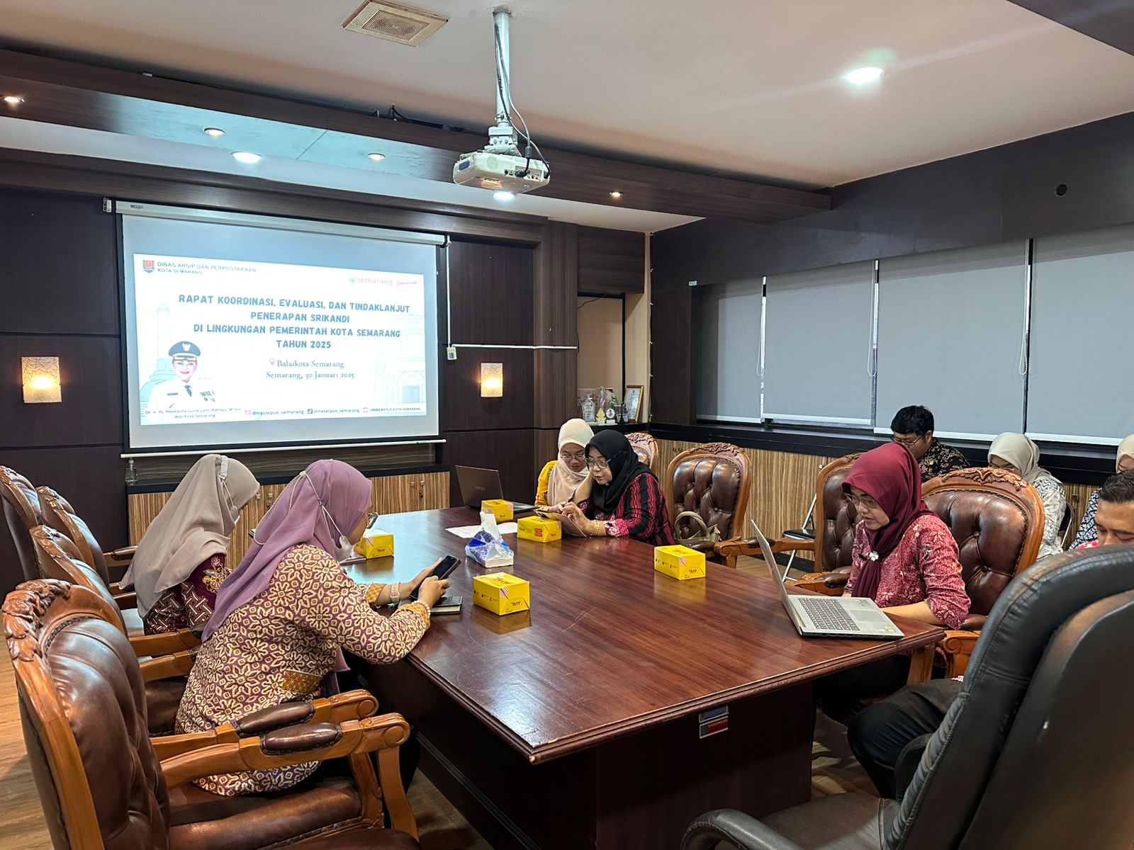 Rapat Koordinasi, Evaluasi, dan Tindak Lanjut Penerapan Srikandi di lingkungan Kota Semarang